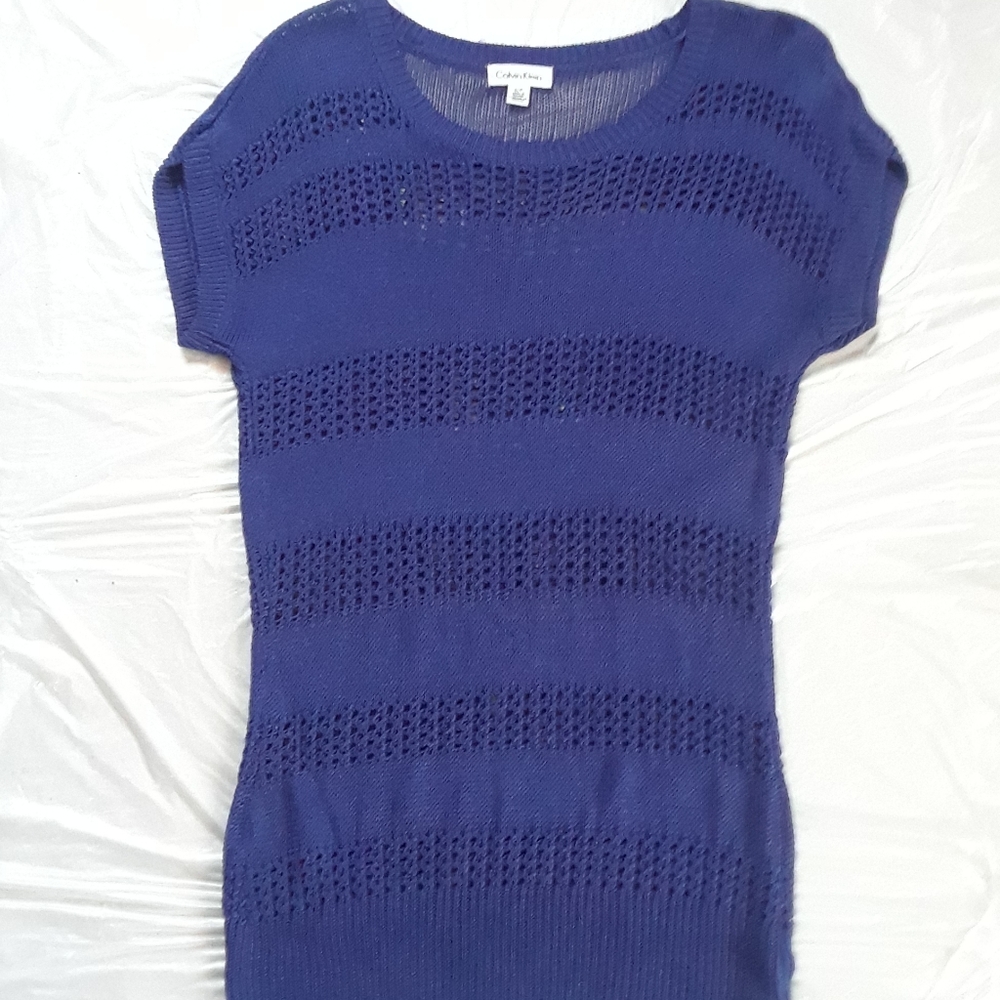 Calvin Klein, pullover, woven blouse